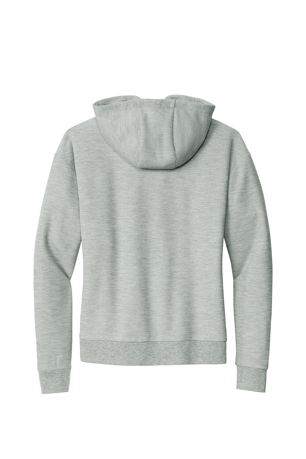 Ogio LOG162 Womens Revive Hooded Sweatshirt Hoodie Heather Light Grey Flat Back