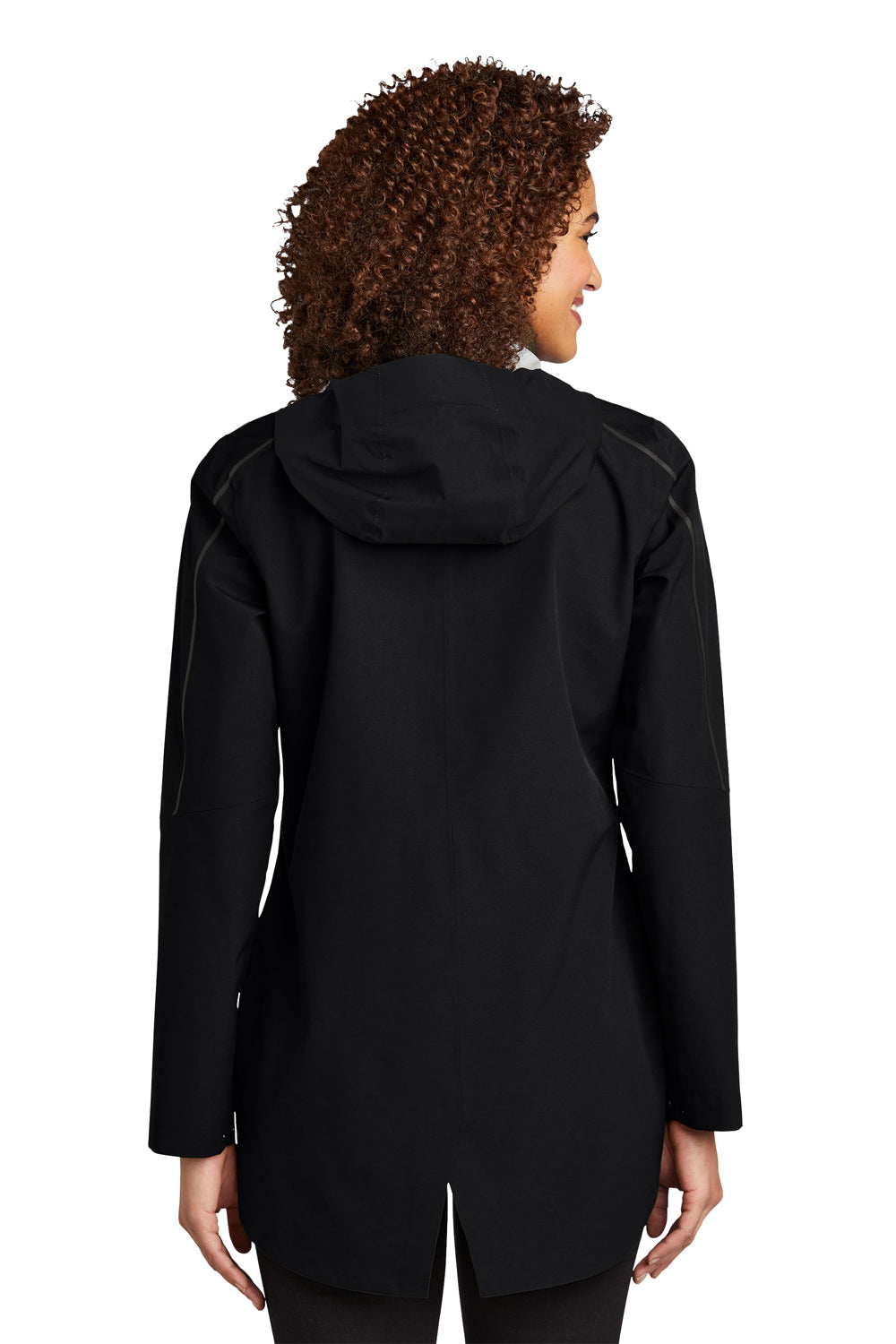 Ogio Womens Utilitarian Full Zip Hooded Jacket Blacktop Side