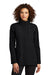 Ogio Womens Utilitarian Full Zip Hooded Jacket Blacktop Front