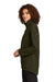 Ogio Womens Utilitarian Full Zip Hooded Jacket Drive Green Side