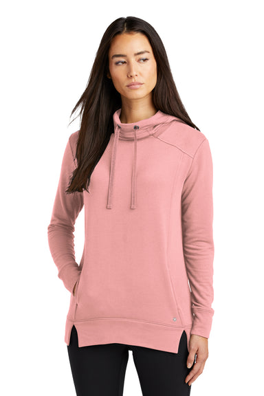 Ogio Womens Luuma Fleece Hooded Sweatshirt Hoodie Swift Pink Front