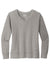 Ogio LOG825 Luuma Flex V-Neck Sweatshirt Heather Petrol Grey Flat Front