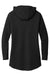 Ogio LOG827 Womens Luuma Flex Long Sleeve Hooded Sweatshirt Hoodie Blacktop Flat Back