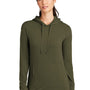 Ogio Womens Luuma Flex Hooded Sweatshirt Hoodie - Deep Olive Green