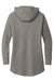 Ogio LOG827 Womens Luuma Flex Long Sleeve Hooded Sweatshirt Hoodie Heather Petrol Grey Flat Back