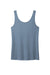 Port & Company LPC099TT Womens Beach Wash Garment Dyed Tank Top Faded Denim Blue Flat Back