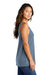 Port & Company LPC099TT Womens Beach Wash Garment Dyed Tank Top Faded Denim Blue Side