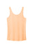 Port & Company LPC099TT Womens Beach Wash Garment Dyed Tank Top Peach Flat Front