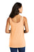Port & Company LPC099TT Womens Beach Wash Garment Dyed Tank Top Peach Back