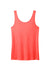 Port & Company LPC099TT Womens Beach Wash Garment Dyed Tank Top Poppy Red Flat Back