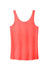 Port & Company LPC099TT Womens Beach Wash Garment Dyed Tank Top Poppy Red Flat Front