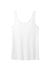 Port & Company LPC099TT Womens Beach Wash Garment Dyed Tank Top White Flat Back