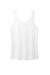 Port & Company LPC099TT Womens Beach Wash Garment Dyed Tank Top White Flat Front