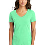 Port & Company Womens Beach Wash Garment Dyed Short Sleeve V-Neck T-Shirt - Jadeite Green