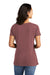 Port & Company LPC099V Womens Beach Wash Garment Dyed Short Sleeve V-Neck T-Shirt Nostalgia Rose Back
