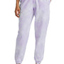 Port & Company Womens Beach Wash Tie Dye Sweatpants w/ Pockets - Amethyst Purple
