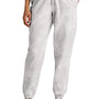 Port & Company Womens Beach Wash Tie Dye Sweatpants w/ Pockets - Dove Grey