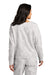 Port & Company Womens Beach Wash Tie Dye V Neck Sweatshirt Dove Grey Back