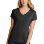 Port & Company Womens Short Sleeve V-Neck T-Shirt - Heather Black