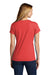 Port & Company Womens Short Sleeve V-Neck T-Shirt Heather Bright Red Side
