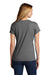 Port & Company Womens Short Sleeve V-Neck T-Shirt Heather Graphite Grey Side