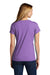 Port & Company Womens Short Sleeve V-Neck T-Shirt Heather Team Purple Side