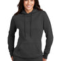 Port & Company Womens Core Fleece Hooded Sweatshirt Hoodie - Heather Dark Grey