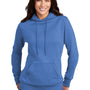 Port & Company Womens Core Fleece Hooded Sweatshirt Hoodie - Heather Royal Blue