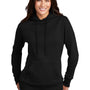 Port & Company Womens Core Fleece Hooded Sweatshirt Hoodie - Jet Black