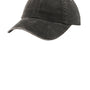 Port Authority Womens Garment Washed Adjustable Hat - Black