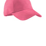 Port Authority Womens Garment Washed Adjustable Hat - Bright Pink