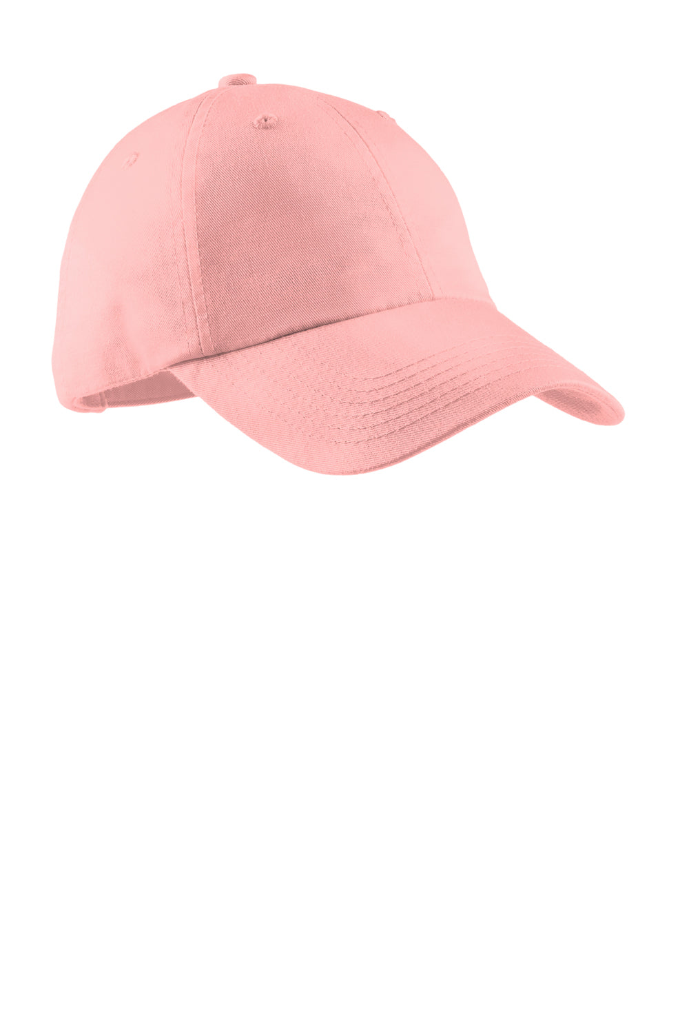 Port Authority LPWU Garment Washed Hat Light Pink Front