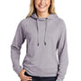 Sport-Tek Womens French Terry Hooded Sweatshirt Hoodie - Heather Grey