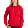 Sport-Tek Womens French Terry Hooded Sweatshirt Hoodie - True Red