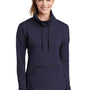 Sport-Tek Womens Triumph Fleece Cowl Neck Sweatshirt - Navy Blue