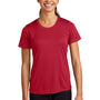 Sport-Tek Womens Competitor Moisture Wicking Short Sleeve Crewneck T-Shirt - Deep Red
