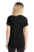 Sport-Tek Womens Moisture Wicking Short Sleeve V-Neck T-Shirt Black Side