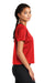 Sport-Tek Womens Draft Crop Short Sleeve Crewneck T-Shirt True Red Side