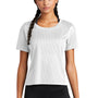 Sport-Tek Womens Draft Crop Short Sleeve Crewneck T-Shirt - White
