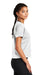 Sport-Tek Womens Draft Crop Short Sleeve Crewneck T-Shirt White Side