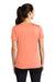 Sport-Tek Womens Short Sleeve Scoop Neck T-Shirt Soft Coral Orange Side