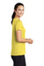 Sport-Tek Womens Short Sleeve Scoop Neck T-Shirt Yellow Side