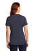 Sport-Tek Womens Endeavor Short Sleeve Polo Shirt Heather Deep Navy Blue Side
