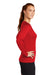Sport-Tek Womens Rashguard Long Sleeve Crewneck T-Shirt True Red Side