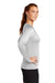 Sport-Tek Womens Rashguard Long Sleeve Crewneck T-Shirt White Side