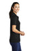 Sport-Tek Womens Short Sleeve Polo Shirt Black Side