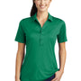 Sport-Tek Womens Moisture Wicking Short Sleeve Polo Shirt - Kelly Green