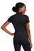 Sport-Tek Womens Strive Short Sleeve Polo Shirt Black Side