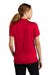 Sport-Tek Womens Sideline Short Sleeve Polo Shirt Deep Red Back
