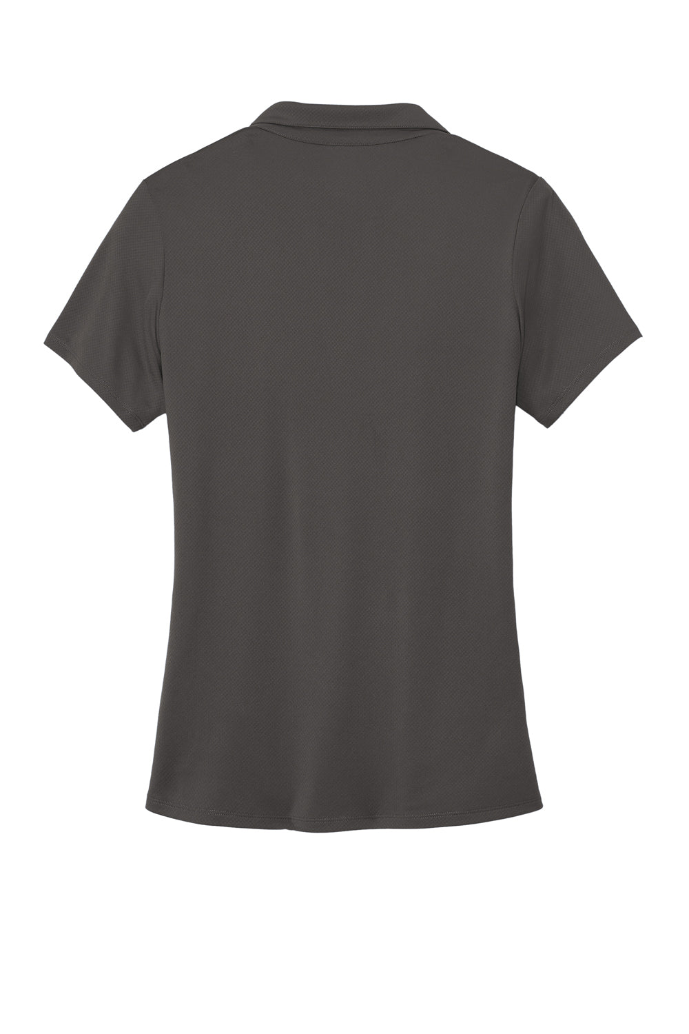 Sport-Tek Womens Sideline Short Sleeve Polo Shirt Graphite Grey Flat Back